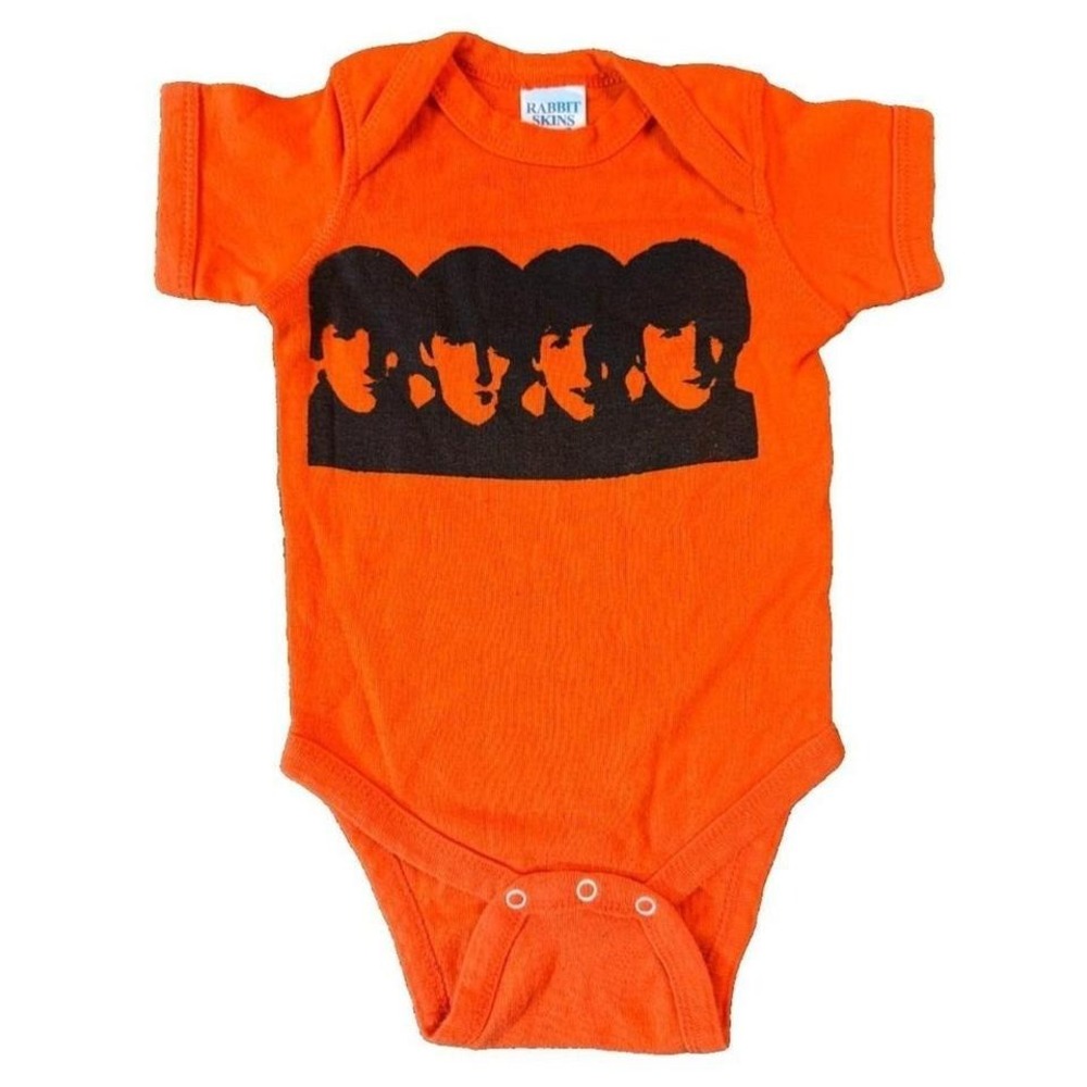 The‎ Beatles Baby Bodysuit Band 6 Months Unisex Short Sleeve Cotton Rabbit Skins